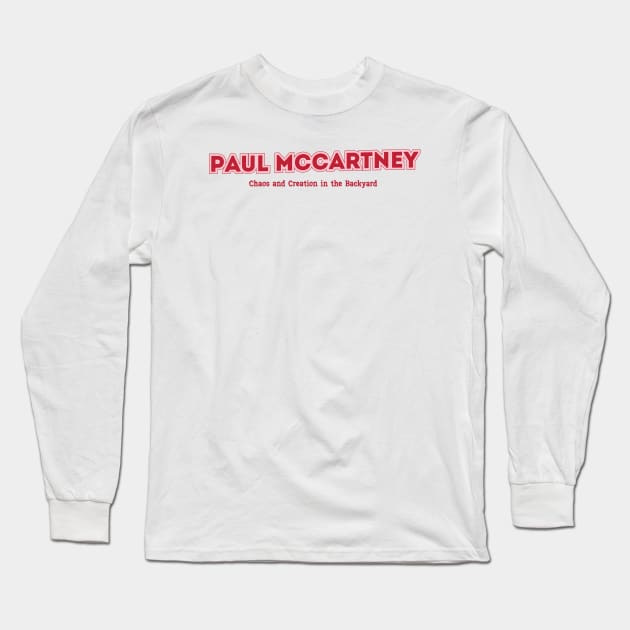 Paul McCartney Long Sleeve T-Shirt by PowelCastStudio